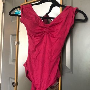 Raspberry Gaynor Mindon Leotard
